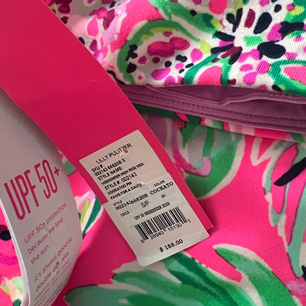 New paws for a cause lilly Pulitzer leggings size small S